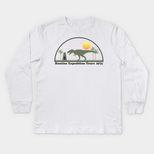 Routine Expedition Tours 1974 Kids Long Sleeve T-Shirt